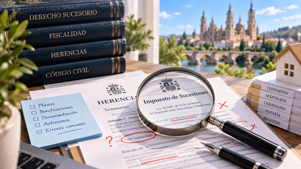 Lupa sobre un texto legal con anotaciones