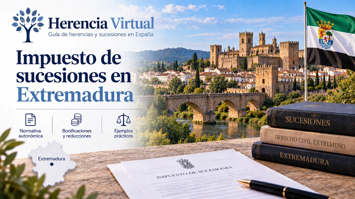 Impuesto de sucesiones en Extremadura