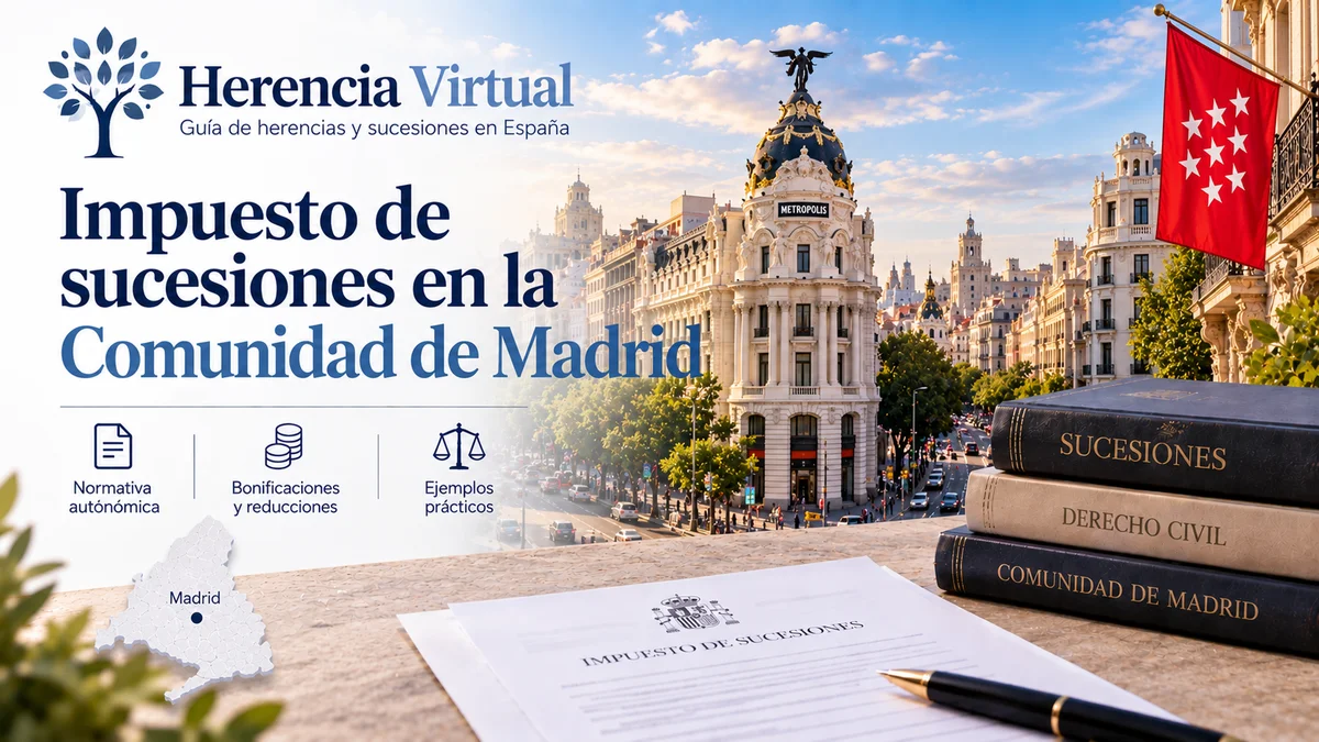 Impuesto de sucesiones en la Comunidad de Madrid