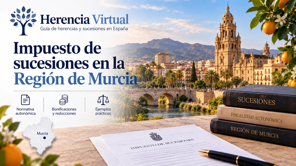 Sucesiones en la Región de Murcia Impuesto de sucesiones en la Región de Murcia